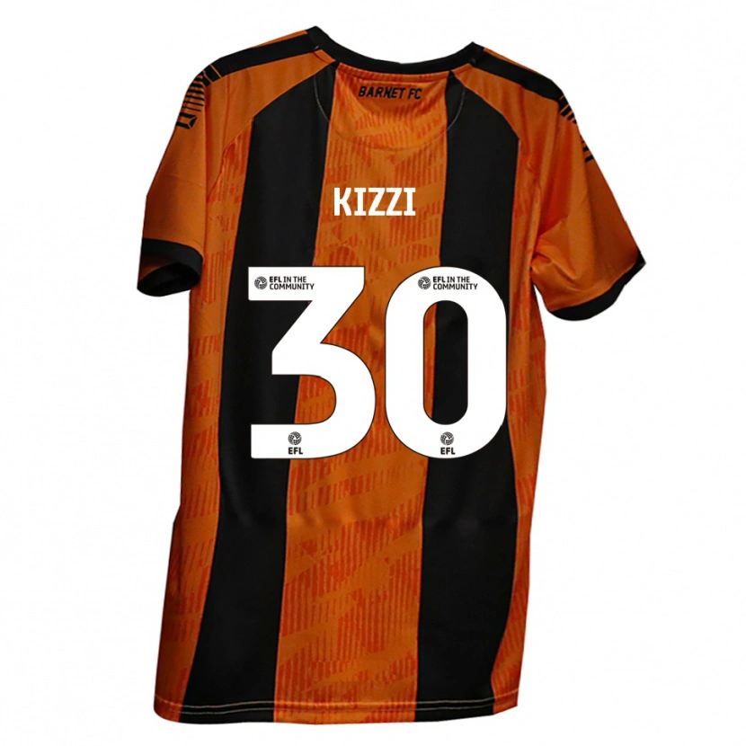 Danxen Kinder Joe Kizzi #30 Orange Schwarz Heimtrikot Trikot 2025/26 T-Shirt Schweiz