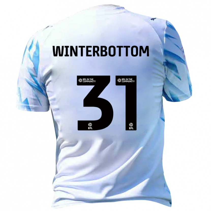 Danxen Kinder Ben Winterbottom #31 Weiß Himmelblau Heimtrikot Trikot 2025/26 T-Shirt Schweiz