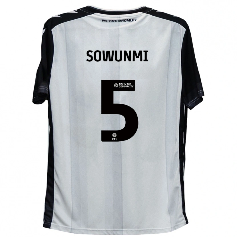 Danxen Kinder Omar Sowunmi #5 Weiß Schwarz Heimtrikot Trikot 2025/26 T-Shirt Schweiz