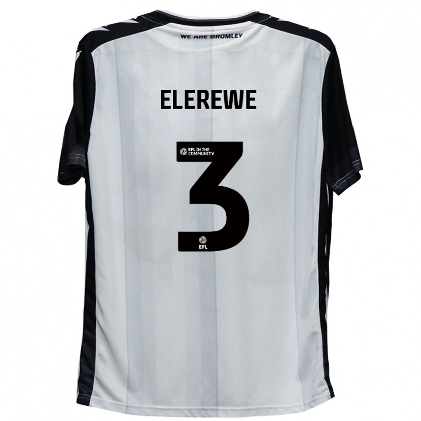 Danxen Kinder Deji Elerewe #3 Weiß Schwarz Heimtrikot Trikot 2025/26 T-Shirt Schweiz