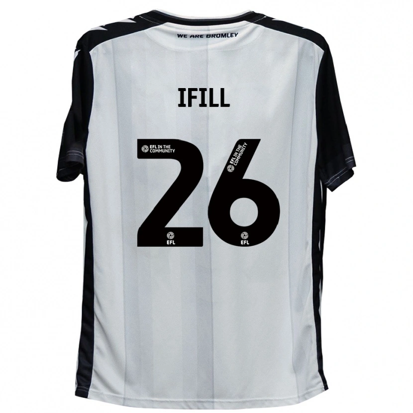 Danxen Kinder Marcus Ifill #26 Weiß Schwarz Heimtrikot Trikot 2025/26 T-Shirt Schweiz