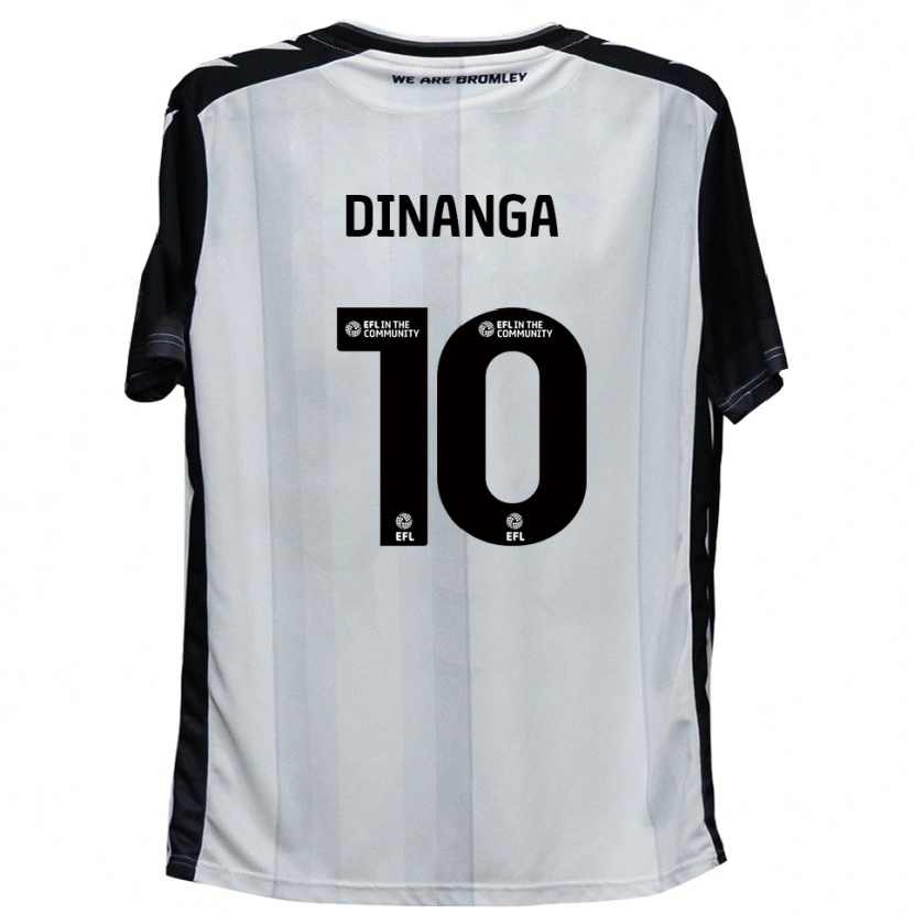 Danxen Kinder Marcus Dinanga #10 Weiß Schwarz Heimtrikot Trikot 2025/26 T-Shirt Schweiz