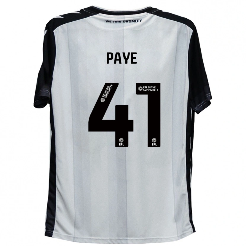 Danxen Kinder Charlie Paye #41 Weiß Schwarz Heimtrikot Trikot 2025/26 T-Shirt Schweiz