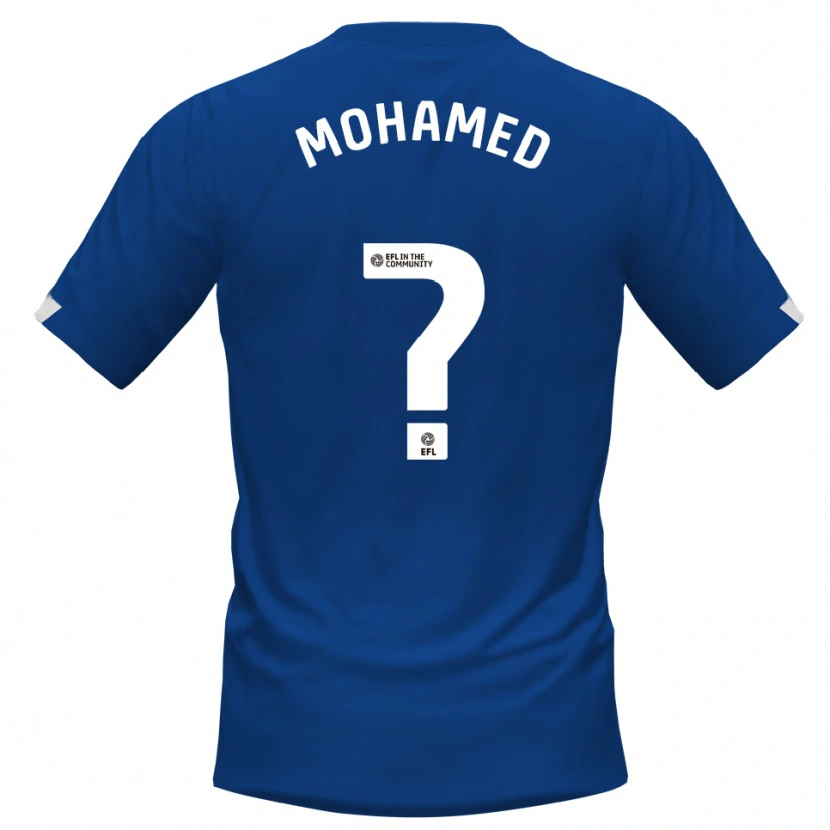 Danxen Kinder Mohssen Mohamed #0 Blau Weiß Heimtrikot Trikot 2025/26 T-Shirt Schweiz
