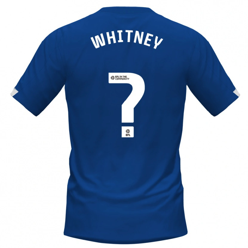 Danxen Kinder Alex Whitney #0 Blau Weiß Heimtrikot Trikot 2025/26 T-Shirt Schweiz