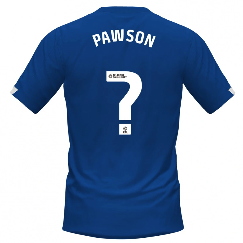 Danxen Kinder Thomas Pawson #0 Blau Weiß Heimtrikot Trikot 2025/26 T-Shirt Schweiz