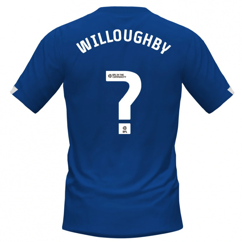 Danxen Kinder Holly Willoughby #0 Blau Weiß Heimtrikot Trikot 2025/26 T-Shirt Schweiz