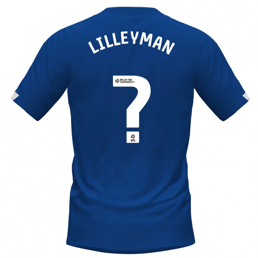 Danxen Kinder Rebecca Lilleyman #0 Blau Weiß Heimtrikot Trikot 2025/26 T-Shirt Schweiz