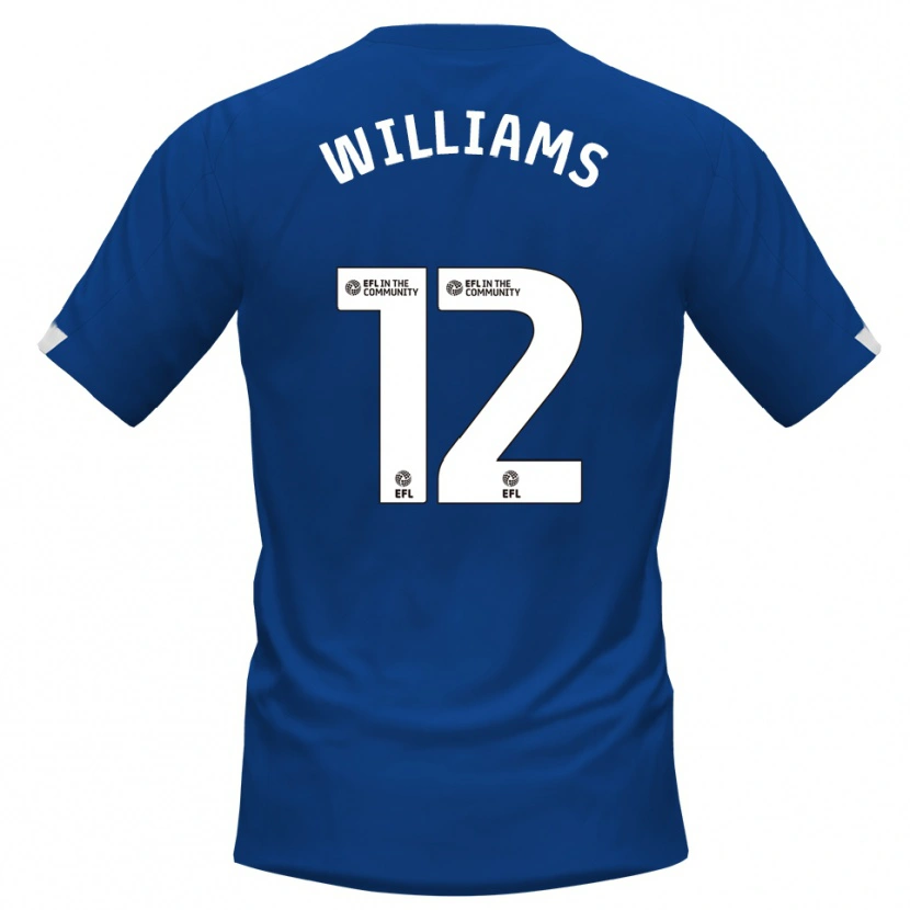 Danxen Kinder Tyrone Williams #12 Blau Weiß Heimtrikot Trikot 2025/26 T-Shirt Schweiz