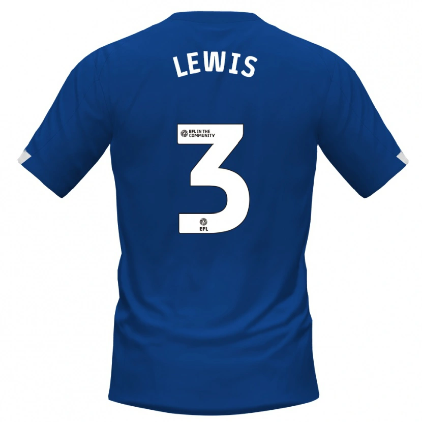 Danxen Kinder Adam Lewis #3 Blau Weiß Heimtrikot Trikot 2025/26 T-Shirt Schweiz