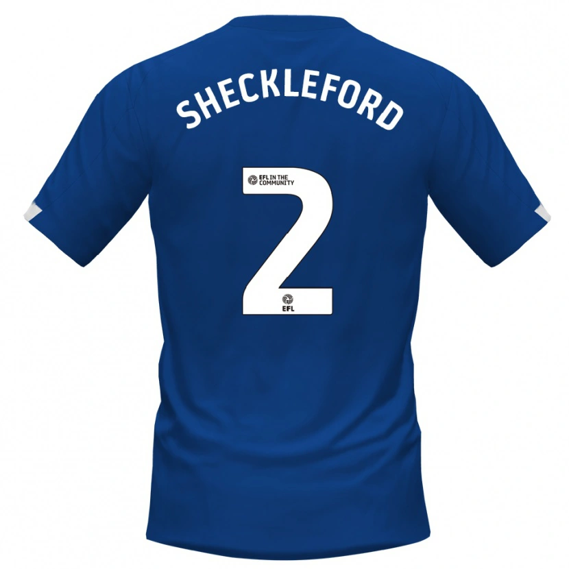 Danxen Kinder Ryheem Sheckleford #2 Blau Weiß Heimtrikot Trikot 2025/26 T-Shirt Schweiz