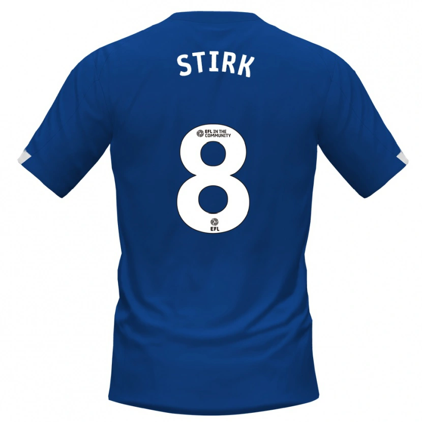 Danxen Kinder Ryan Stirk #8 Blau Weiß Heimtrikot Trikot 2025/26 T-Shirt Schweiz