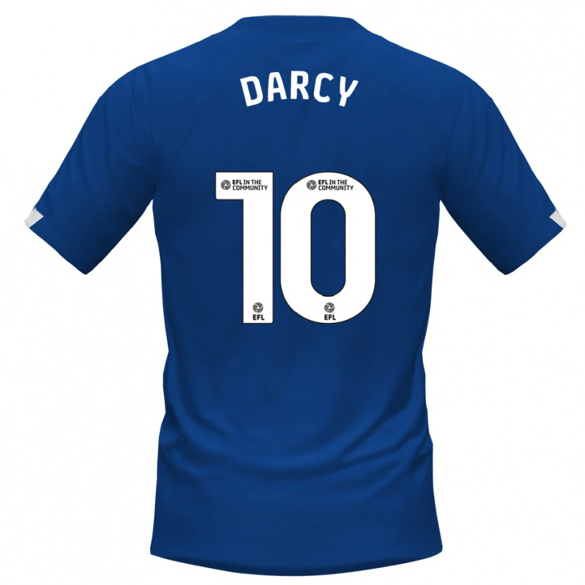 Danxen Kinder Ronan Darcy #10 Blau Weiß Heimtrikot Trikot 2025/26 T-Shirt Schweiz