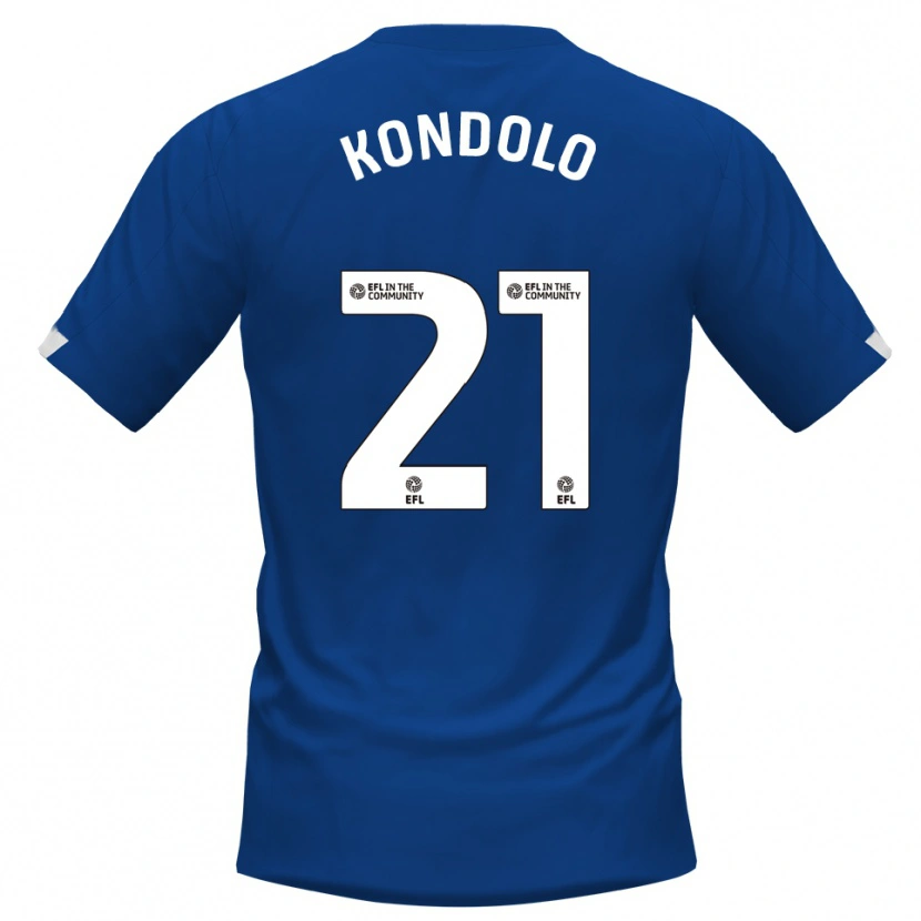 Danxen Kinder Christovie Kondolo #21 Blau Weiß Heimtrikot Trikot 2025/26 T-Shirt Schweiz