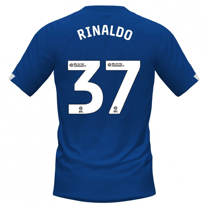 Danxen Kinder Ashton Rinaldo #37 Blau Weiß Heimtrikot Trikot 2025/26 T-Shirt Schweiz