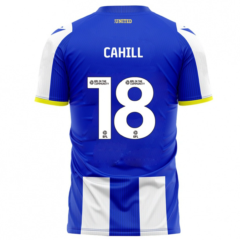 Danxen Kinder Ella Cahill #18 Blau Weiß Heimtrikot Trikot 2025/26 T-Shirt Schweiz