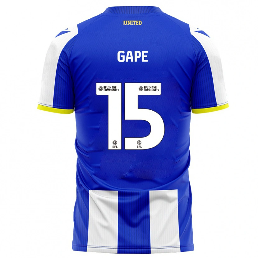 Danxen Kinder Dominic Gape #15 Blau Weiß Heimtrikot Trikot 2025/26 T-Shirt Schweiz