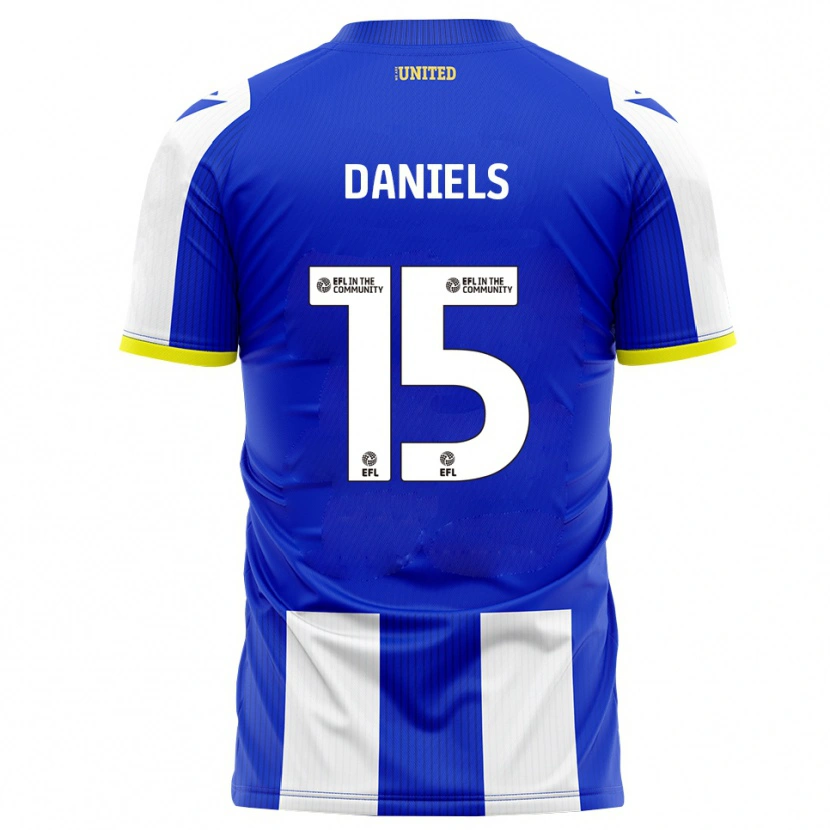 Danxen Kinder Learna Daniels #15 Blau Weiß Heimtrikot Trikot 2025/26 T-Shirt Schweiz