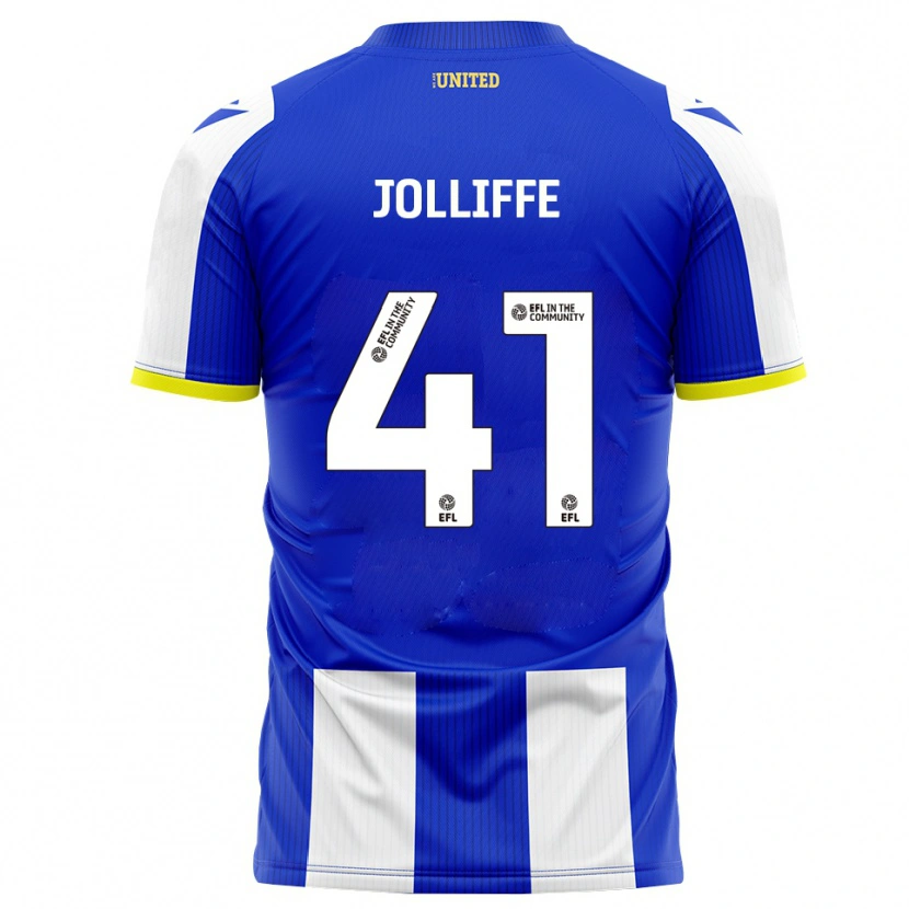 Danxen Kinder Max Jolliffe #41 Blau Weiß Heimtrikot Trikot 2025/26 T-Shirt Schweiz
