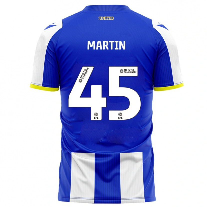 Danxen Kinder Kai Martin #45 Blau Weiß Heimtrikot Trikot 2025/26 T-Shirt Schweiz