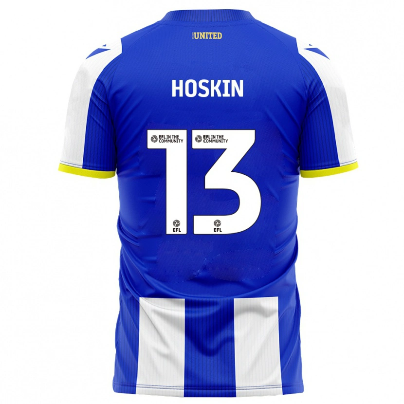 Danxen Kinder Owen Hoskin #13 Blau Weiß Heimtrikot Trikot 2025/26 T-Shirt Schweiz