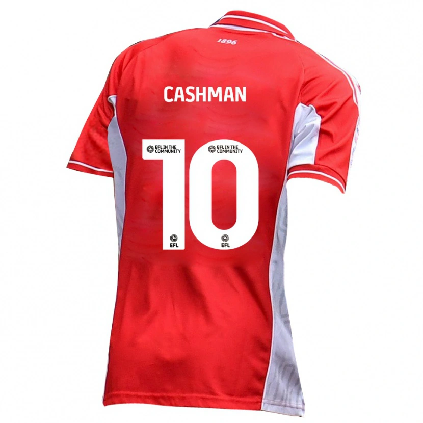Danxen Kinder Danny Cashman #10 Rot Weiß Heimtrikot Trikot 2025/26 T-Shirt Schweiz