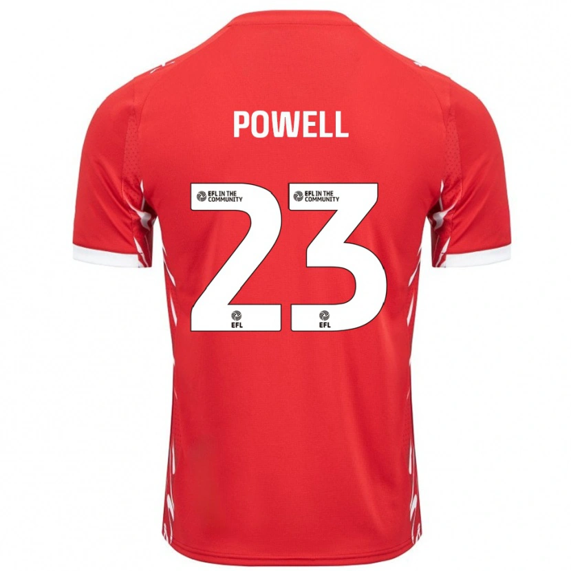 Danxen Kinder Jack Powell #23 Rot Weiß Heimtrikot Trikot 2025/26 T-Shirt Schweiz