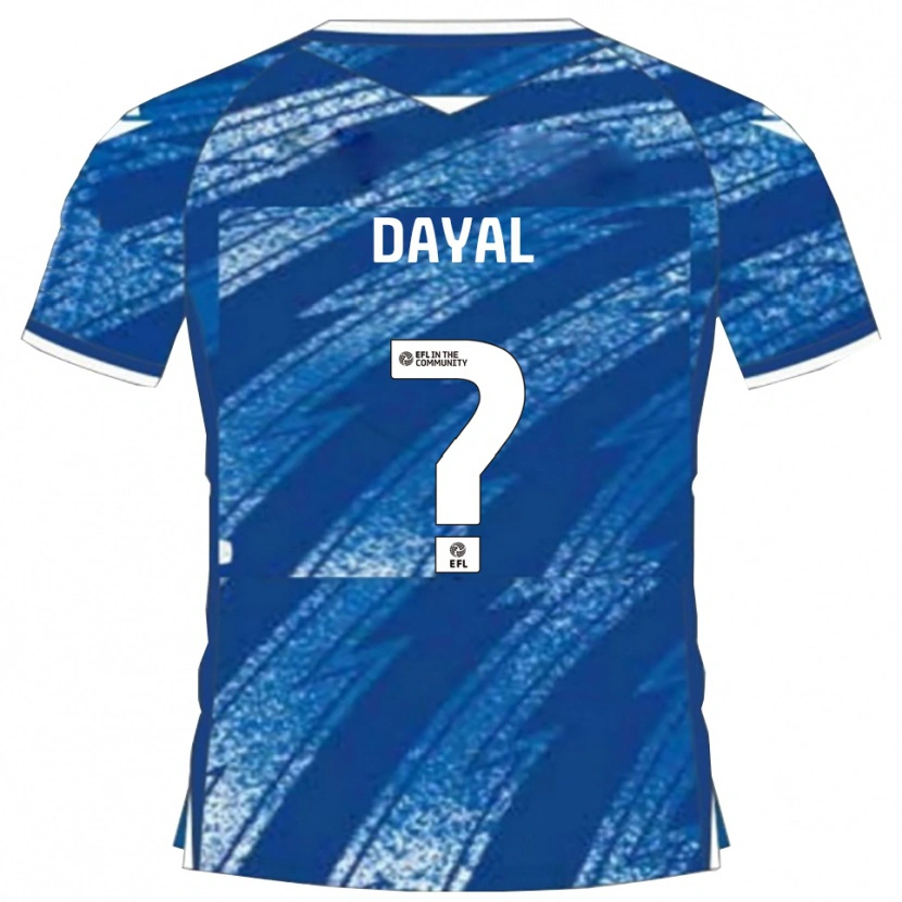 Danxen Kinder Louie Dayal #0 Blau Weiß Heimtrikot Trikot 2025/26 T-Shirt Schweiz