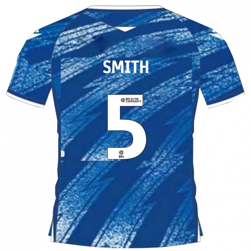 Danxen Kinder Andy Smith #5 Blau Weiß Heimtrikot Trikot 2025/26 T-Shirt Schweiz
