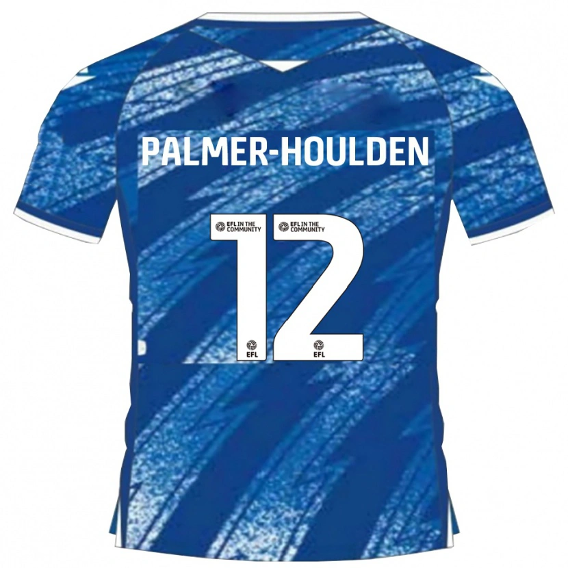 Danxen Kinder Seb Palmer-Houlden #12 Blau Weiß Heimtrikot Trikot 2025/26 T-Shirt Schweiz