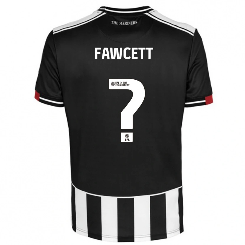 Danxen Kinder Izzy Fawcett #0 Schwarz Weiß Rot Heimtrikot Trikot 2025/26 T-Shirt Schweiz