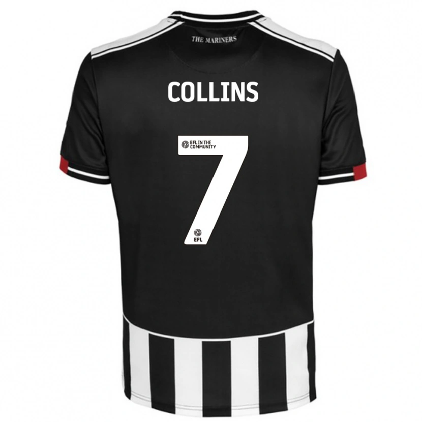 Danxen Kinder Jack Collins #7 Schwarz Weiß Rot Heimtrikot Trikot 2025/26 T-Shirt Schweiz