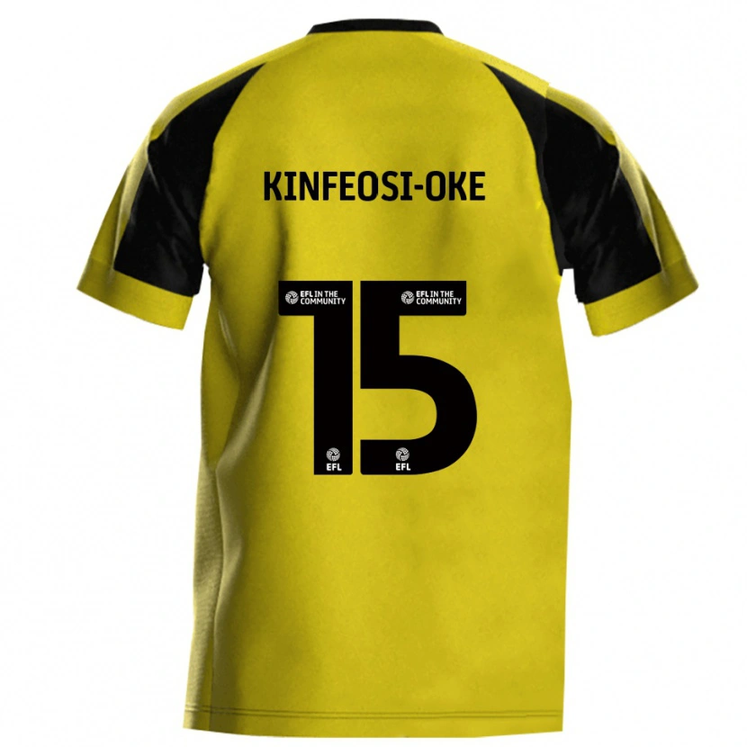 Danxen Kinder Tioluwanimofe Kinfeosi-Oke #15 Gelb Grau Heimtrikot Trikot 2025/26 T-Shirt Schweiz