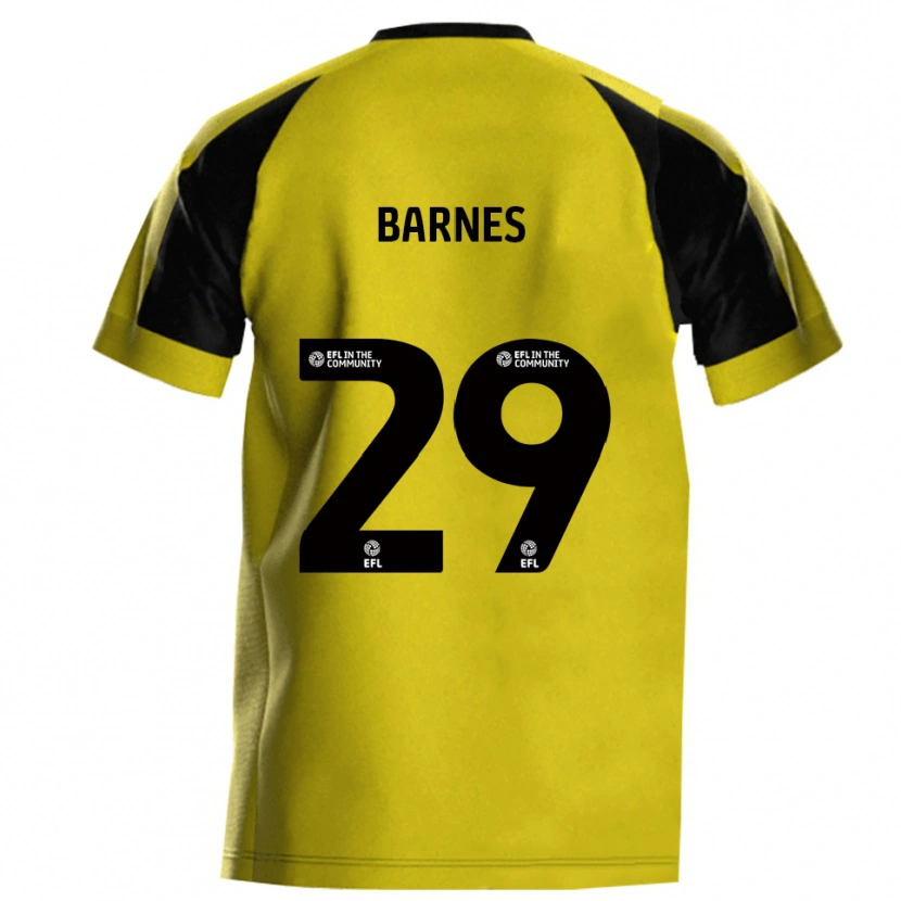 Danxen Kinder Lucas Barnes #29 Gelb Grau Heimtrikot Trikot 2025/26 T-Shirt Schweiz