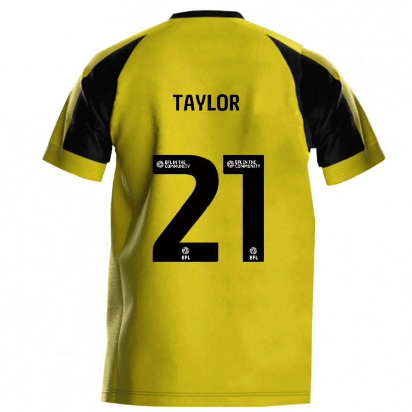 Danxen Kinder Ellis Taylor #21 Gelb Grau Heimtrikot Trikot 2025/26 T-Shirt Schweiz