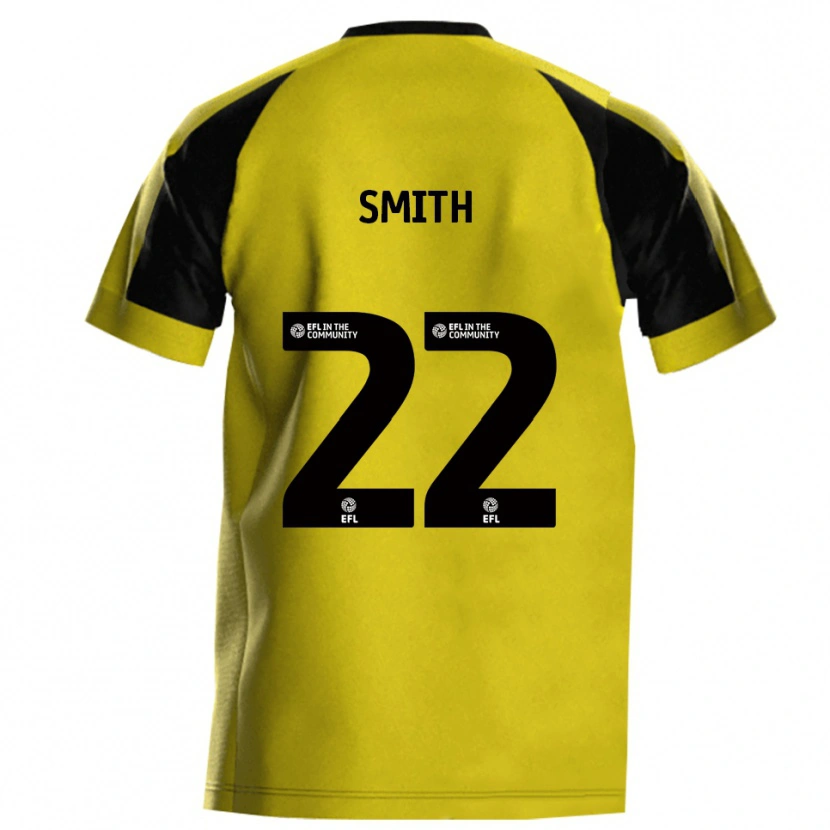Danxen Kinder Reece Smith #22 Gelb Grau Heimtrikot Trikot 2025/26 T-Shirt Schweiz