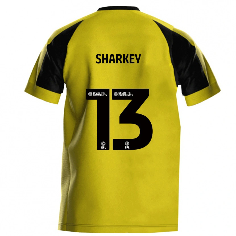Danxen Kinder Toby Sharkey #13 Gelb Grau Heimtrikot Trikot 2025/26 T-Shirt Schweiz