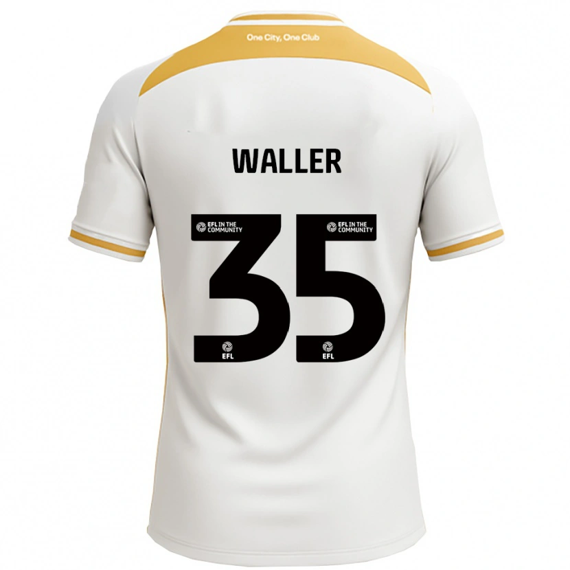Danxen Kinder Charlie Waller #35 Weiß Gold Heimtrikot Trikot 2025/26 T-Shirt Schweiz