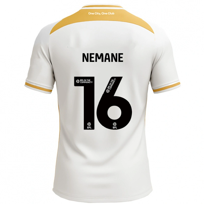 Danxen Kinder Aaron Nemane #16 Weiß Gold Heimtrikot Trikot 2025/26 T-Shirt Schweiz