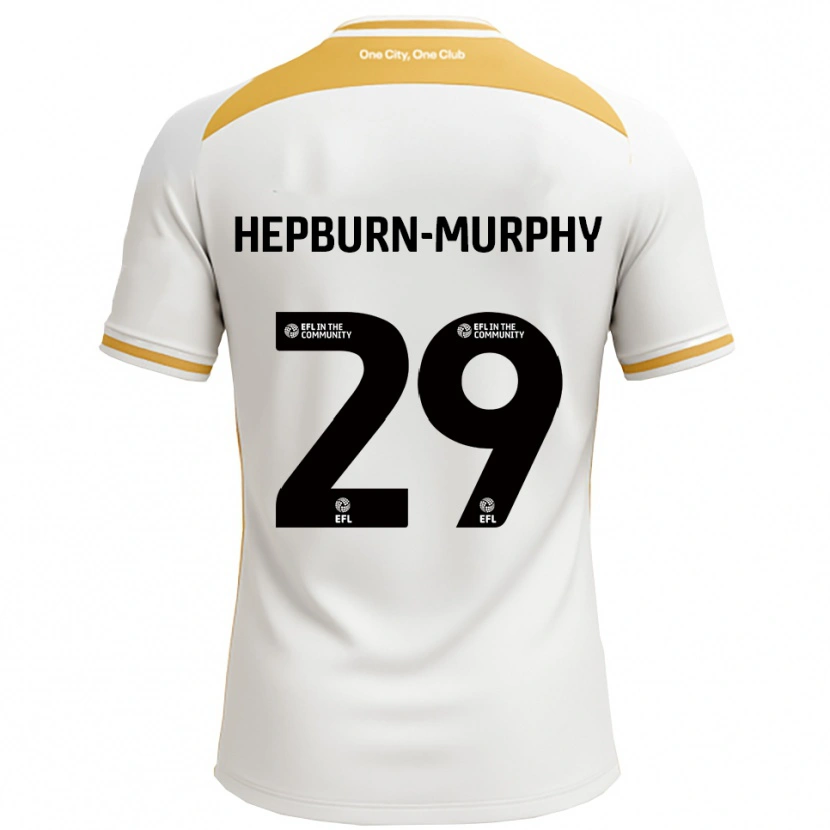 Danxen Kinder Rushian Hepburn-Murphy #29 Weiß Gold Heimtrikot Trikot 2025/26 T-Shirt Schweiz