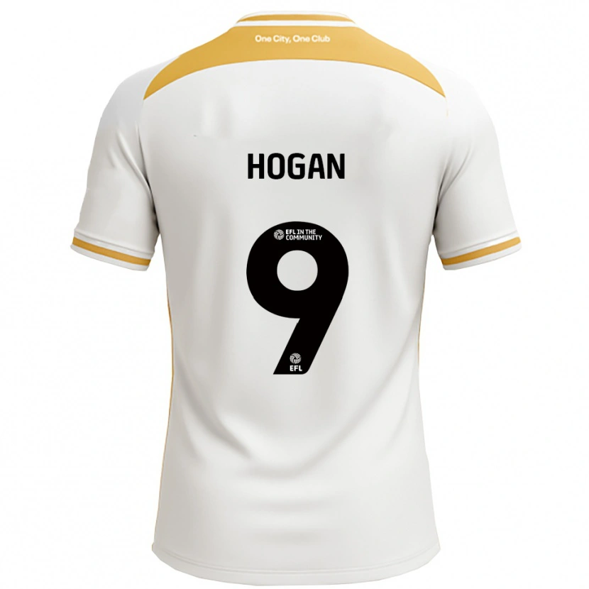 Danxen Kinder Scott Hogan #9 Weiß Gold Heimtrikot Trikot 2025/26 T-Shirt Schweiz