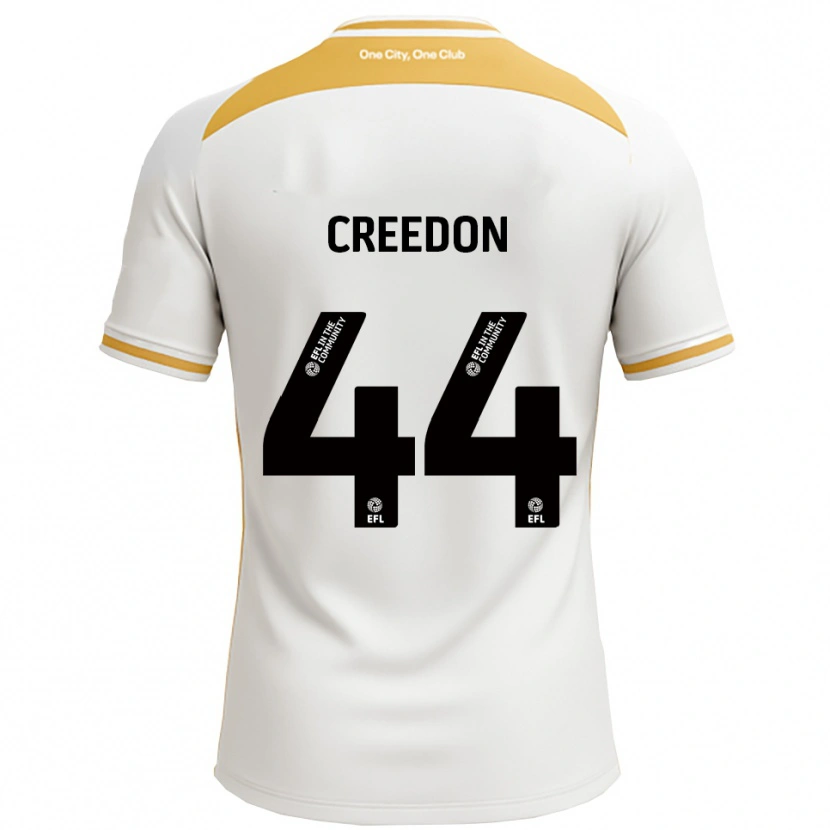 Danxen Kinder Erin Creedon #44 Weiß Gold Heimtrikot Trikot 2025/26 T-Shirt Schweiz