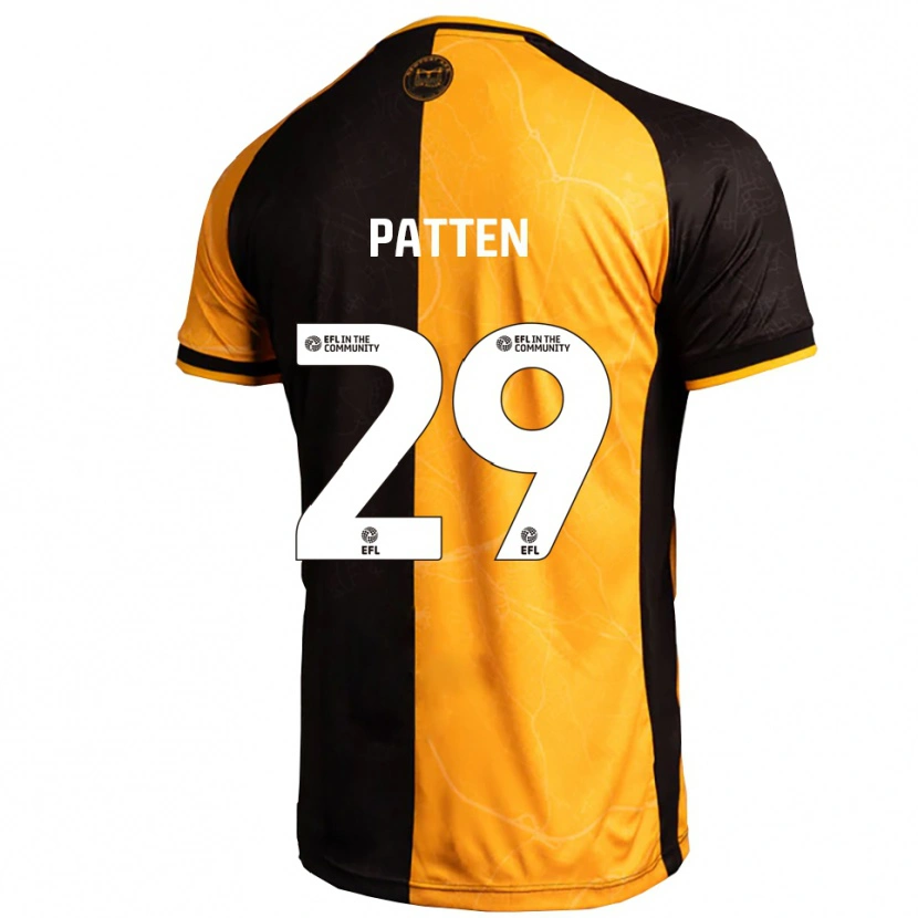 Danxen Kinder Keenan Patten #29 Gelb Schwarz Heimtrikot Trikot 2025/26 T-Shirt Schweiz