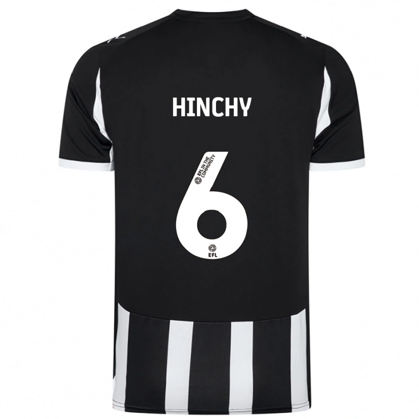 Danxen Kinder Jack Hinchy #6 Schwarz Weiß Heimtrikot Trikot 2025/26 T-Shirt Schweiz