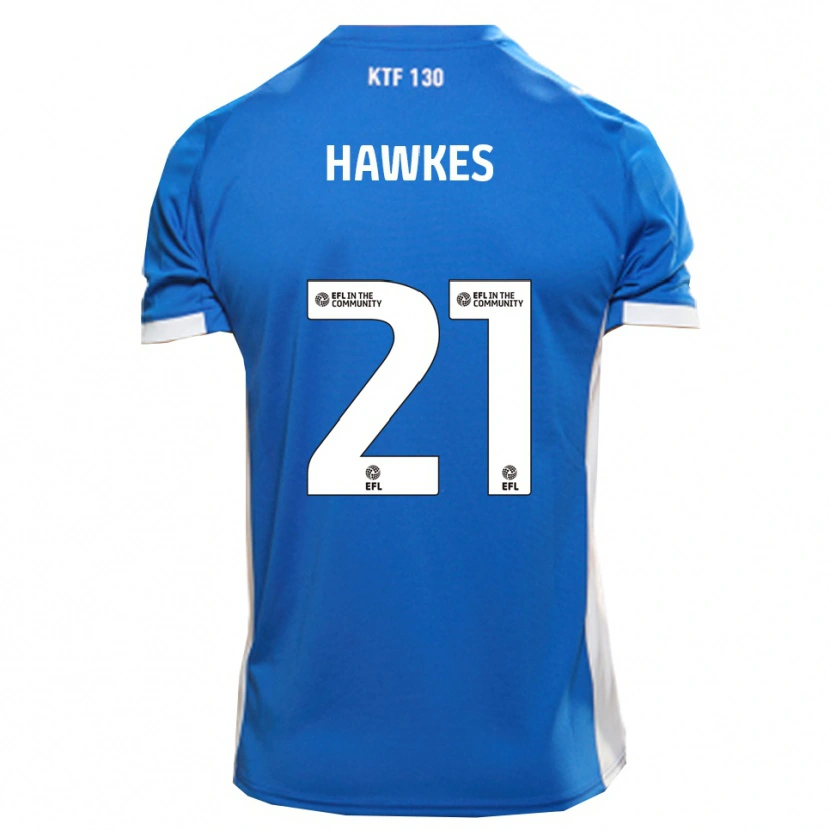 Danxen Kinder Josh Hawkes #21 Blau Weiß Heimtrikot Trikot 2025/26 T-Shirt Schweiz