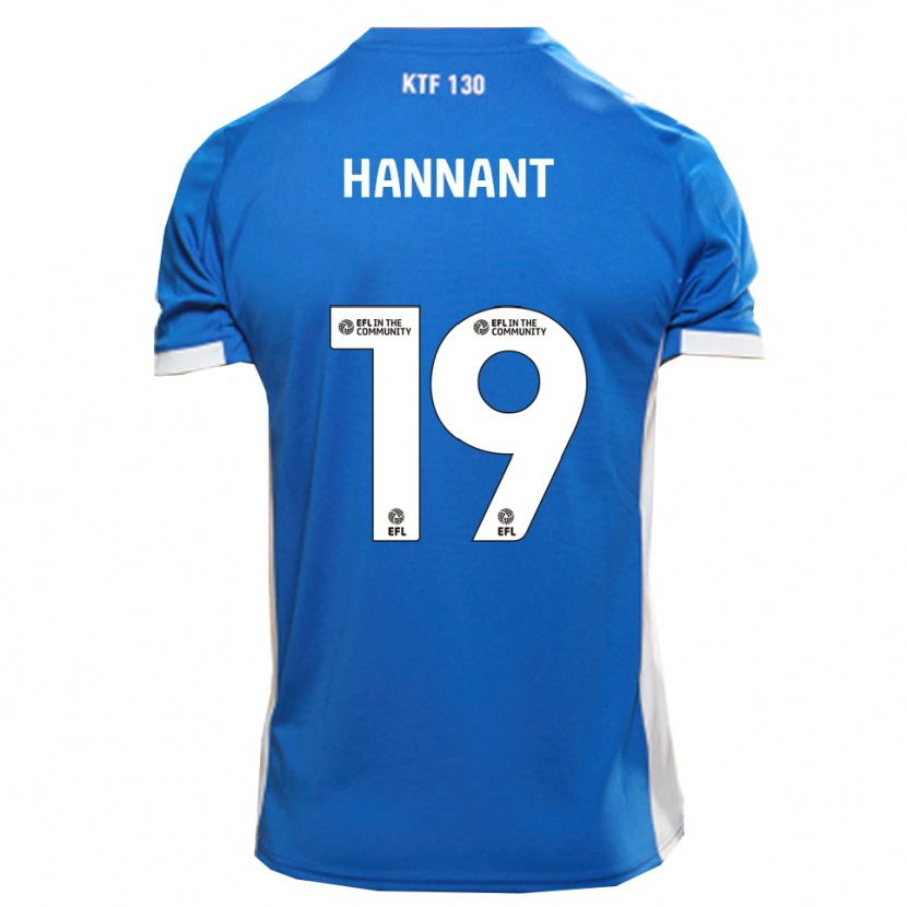 Danxen Kinder Luke Hannant #19 Blau Weiß Heimtrikot Trikot 2025/26 T-Shirt Schweiz