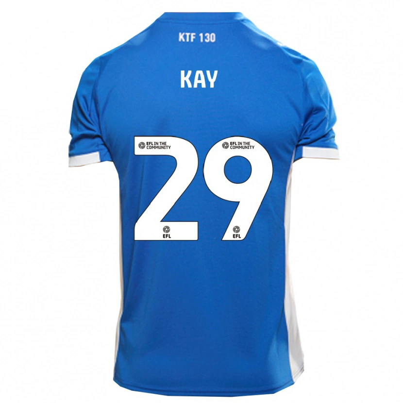 Danxen Kinder Josh Kay #29 Blau Weiß Heimtrikot Trikot 2025/26 T-Shirt Schweiz