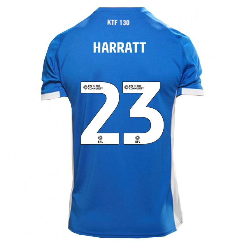 Danxen Kinder Kian Harratt #23 Blau Weiß Heimtrikot Trikot 2025/26 T-Shirt Schweiz