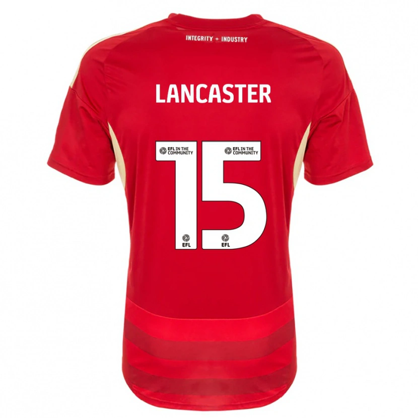 Danxen Kinder Darcy Lancaster #15 Rot Weiß Heimtrikot Trikot 2025/26 T-Shirt Schweiz
