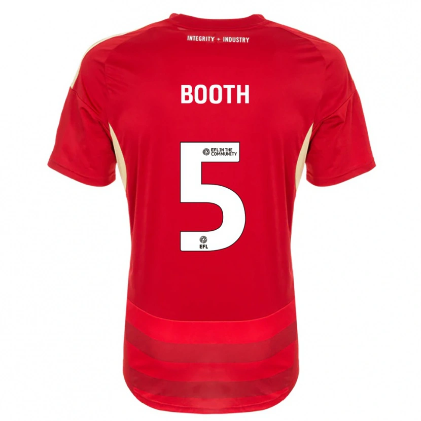 Danxen Kinder Lailah Booth #5 Rot Weiß Heimtrikot Trikot 2025/26 T-Shirt Schweiz